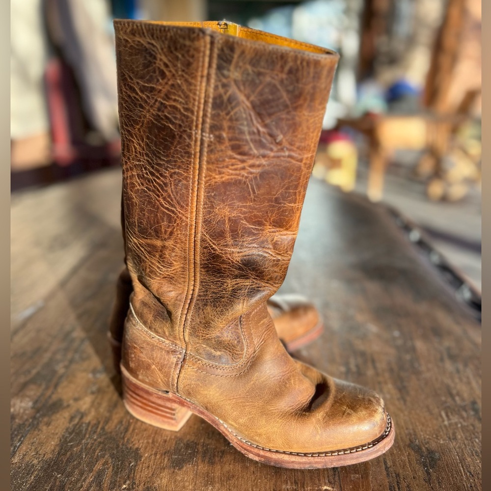Vintage Frye boots. Loved and worn-in.